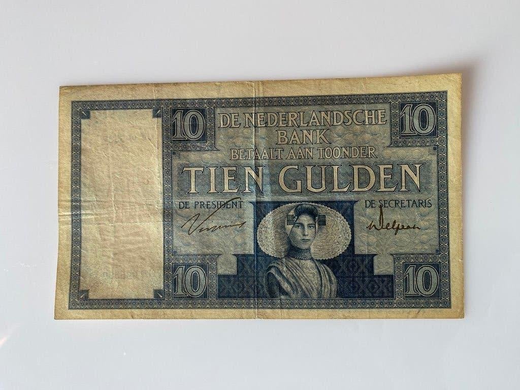 NL 10 gulden bankbiljet 1930 - Zeeuws meisje - UF 095530