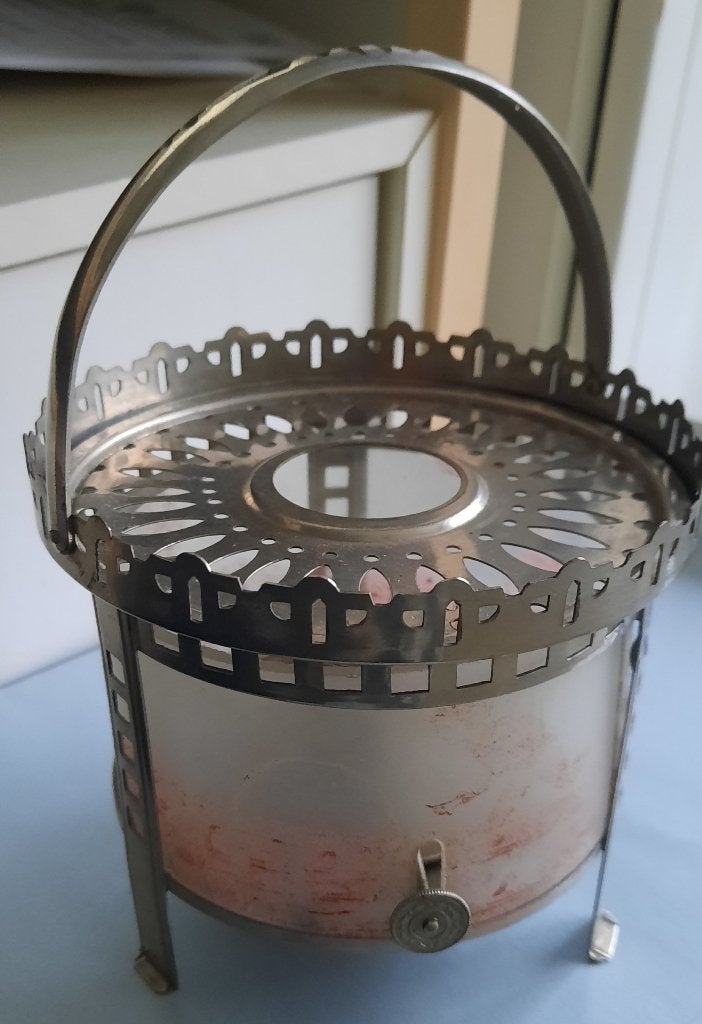 theelichtje op petroleum - retro, Ophalen of Verzenden, Huis en Inrichting
