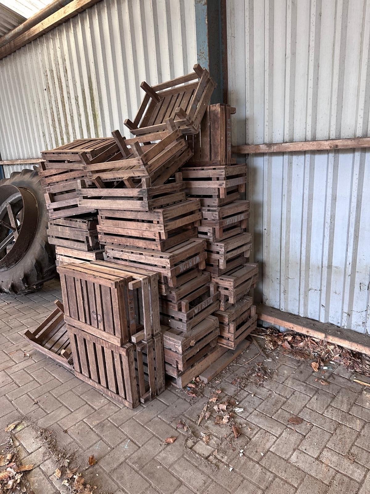 Grote partij gebruikte aardappel kistjes, Ophalen, Gebruikt, Minder dan 50 cm, Minder dan 40 cm