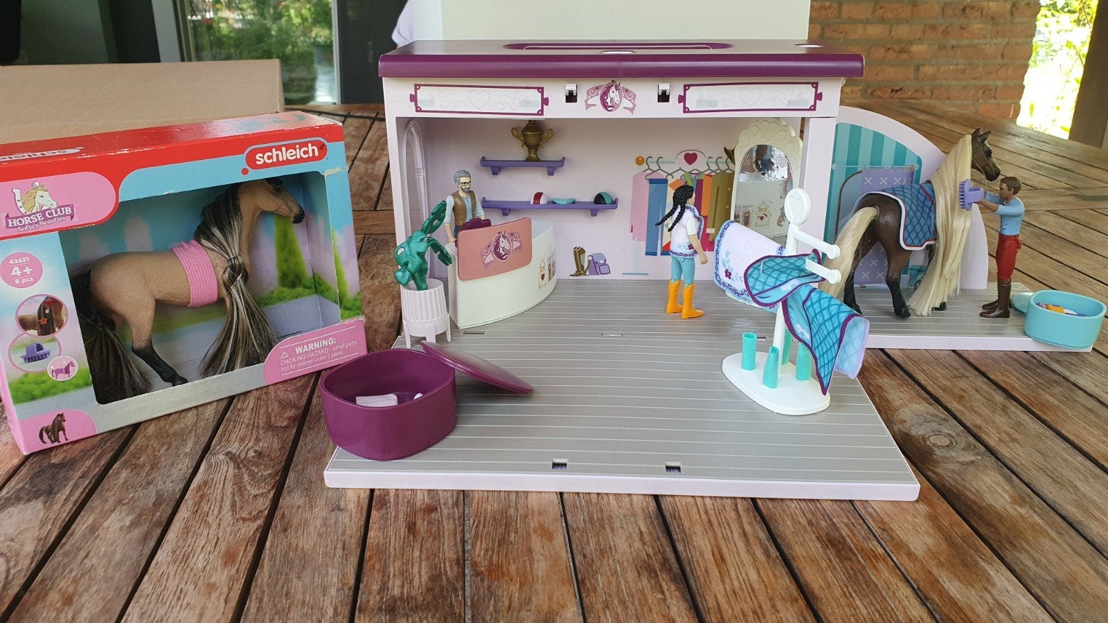 Schleich 42587 Pop-Up Boutique 42586, 42621 GRATIS VERZENDEN, Ophalen of Verzenden, Zo goed als nieuw