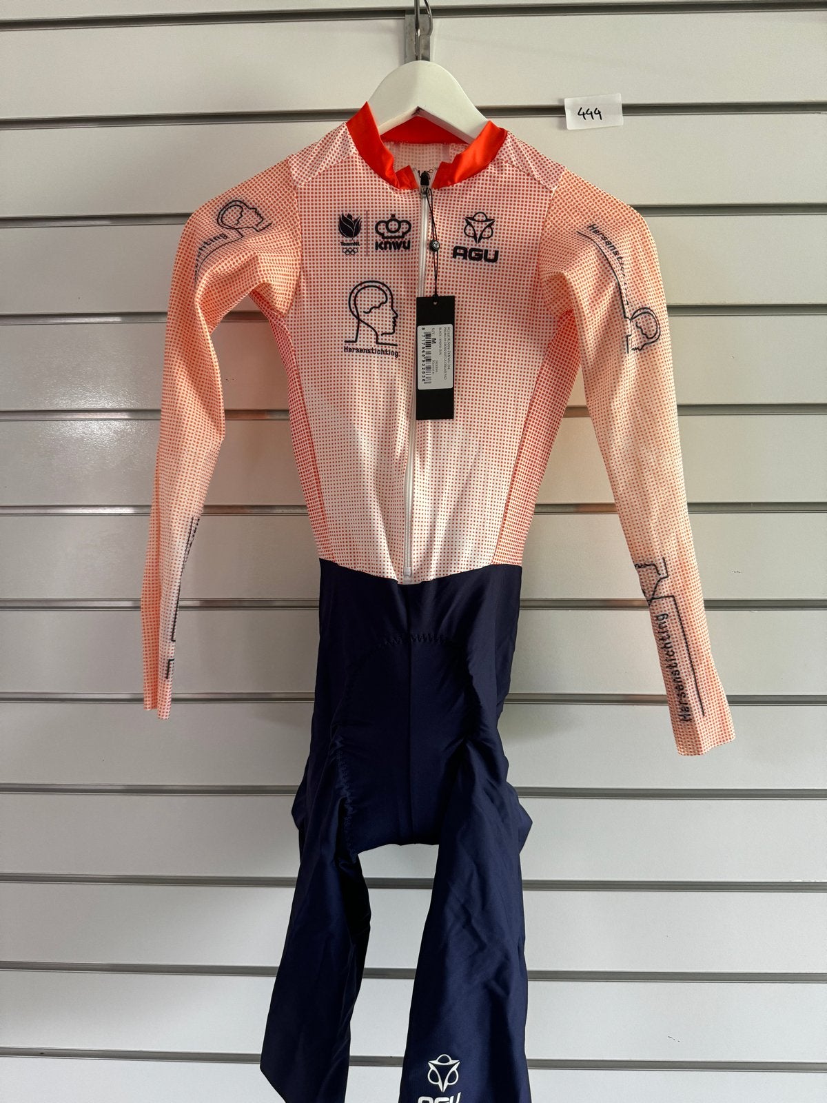 Nieuw KNWU Tijdritpak Maat M - TeamNL Hersenstichting, Nieuw, Ophalen of Verzenden, Bovenkleding, Heren