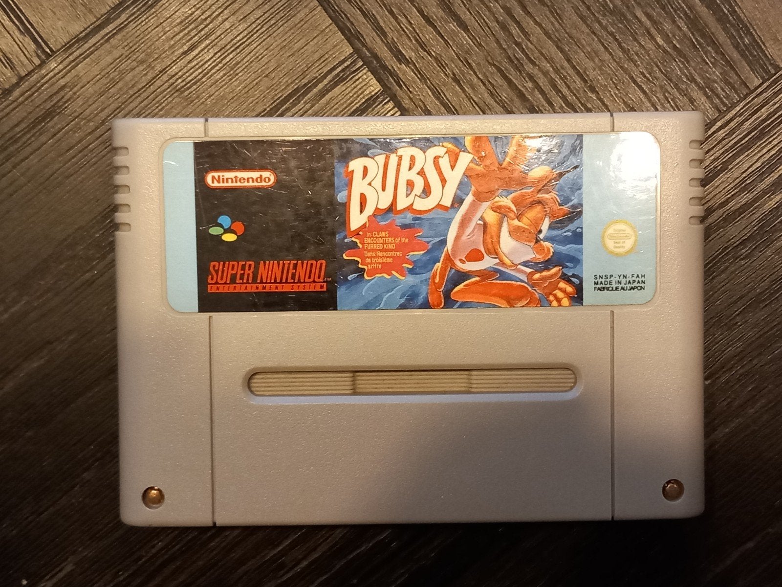 Bubsy Super Nintendo SNES, Spelcomputers en Games, Games | Nintendo Super NES, Gebruikt, Platform, 1 speler, Vanaf 7 jaar, Ophalen of Verzenden