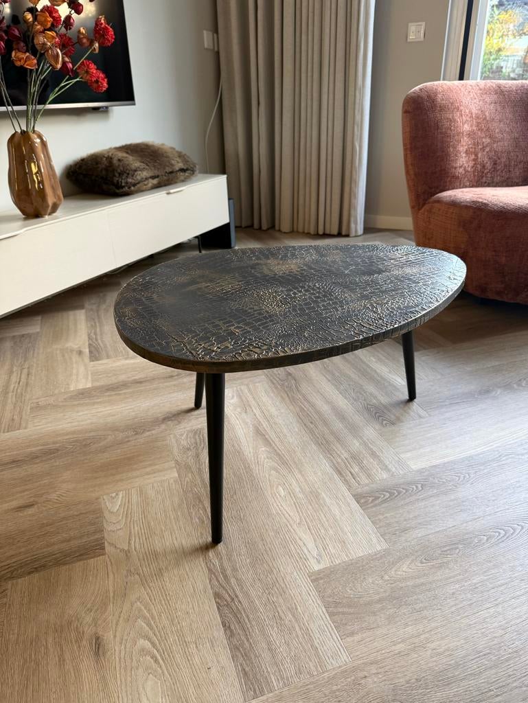 Salontafel Croco - loods 5 - Zo goed als nieuw, Huis en Inrichting, Tafels | Salontafels, Zo goed als nieuw, Minder dan 50 cm