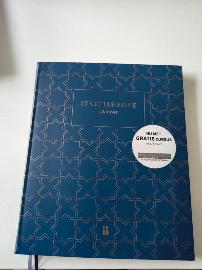 Structuurjunkie planner, Diversen, Agenda's, Ophalen of Verzenden, Nieuw