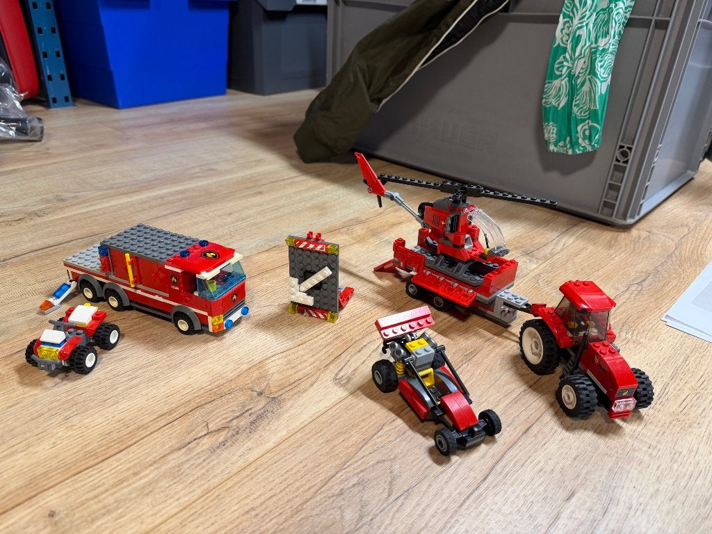 Lego moc/mod Fire/brandweer set, City, MOC (eigen creatie), Lego, Ophalen of Verzenden
