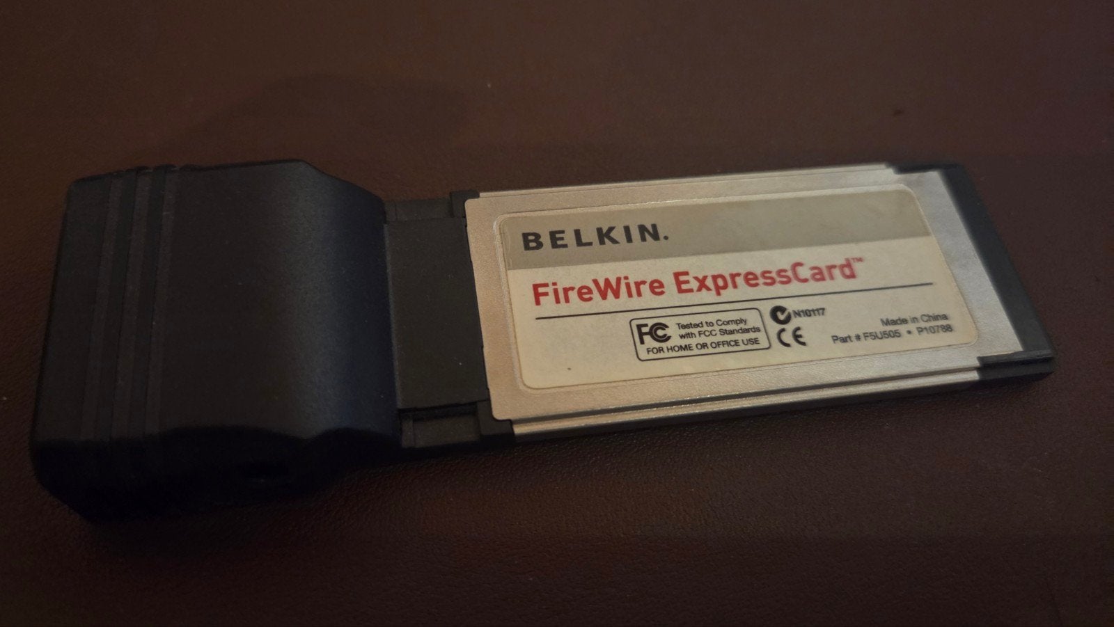 Belkin FireWire ExpressCard - Voor laptops met ExpressCard, Ophalen of Verzenden, Gebruikt