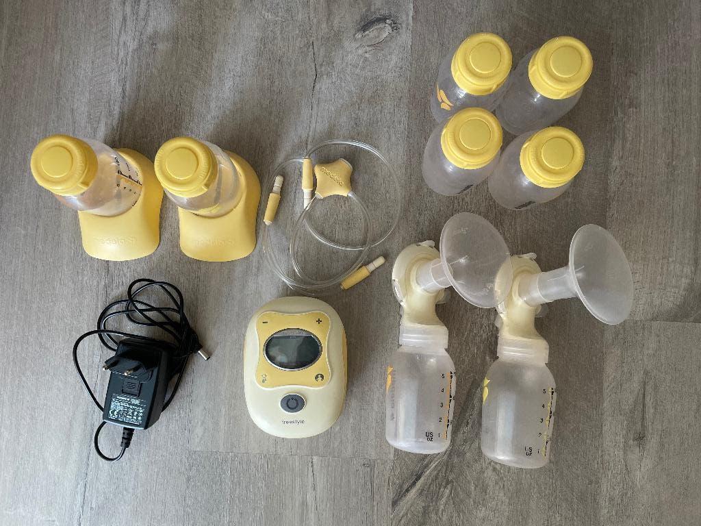 Medela Freestyle pump+accessories, Ophalen, Gebruikt, Borstkolf
