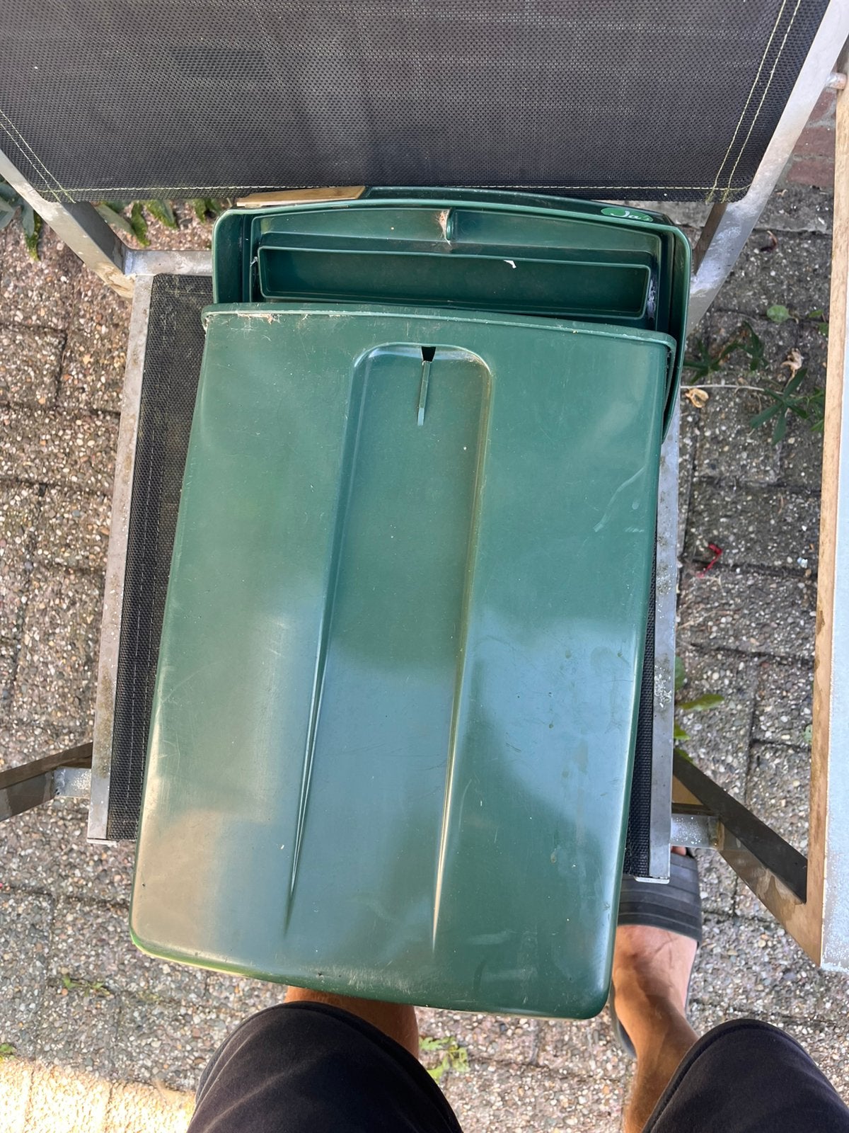 Originele ptt brievenbus zonder slotje, Ophalen, Gebruikt, Kunststof, Overige typen