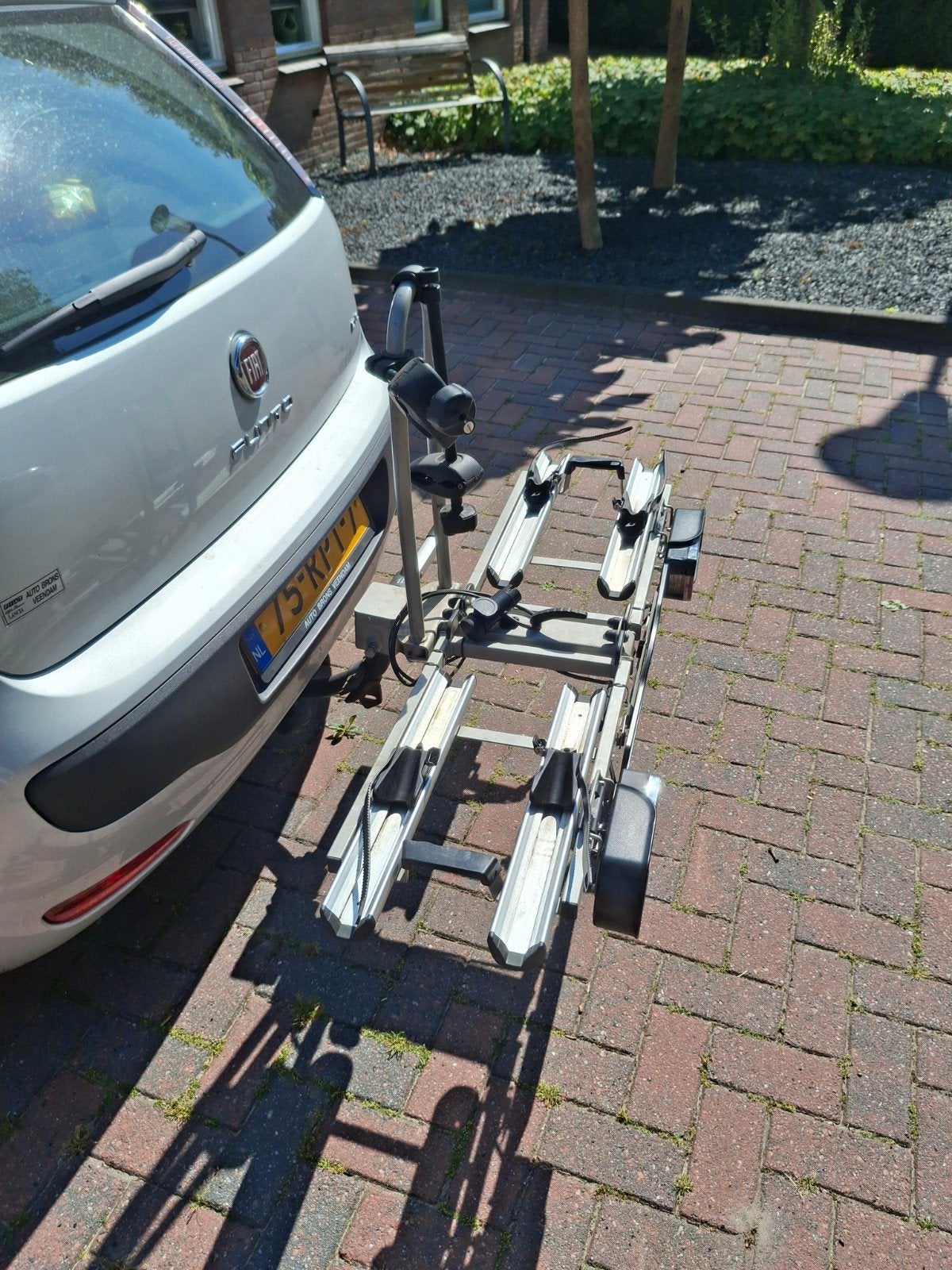 Gebruikte trekhaakdrager voor 2 fietsen, Ophalen of Verzenden, 2 fietsen, Gebruikt, Trekhaakdrager