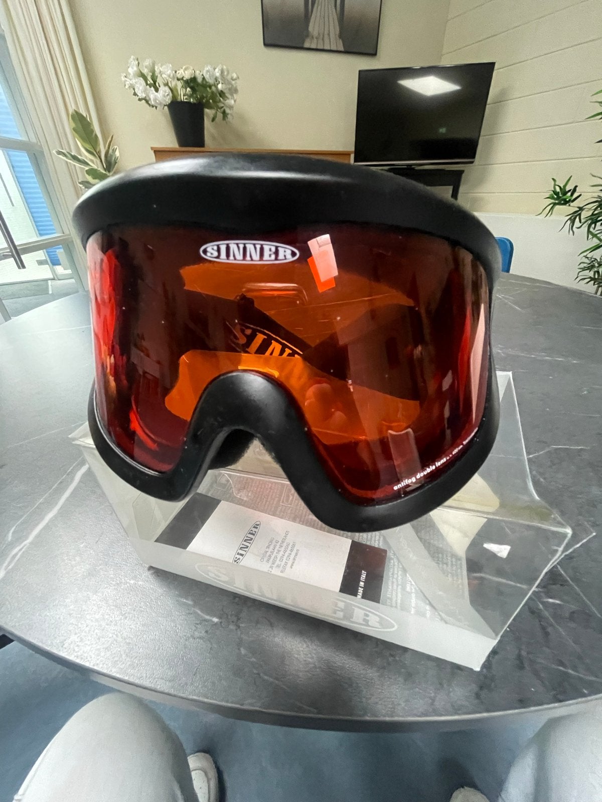 Sinner Runner Skibril - Nieuw in Doos, Ophalen of Verzenden, Nieuw, Maat 52/54 (L), Overige typen