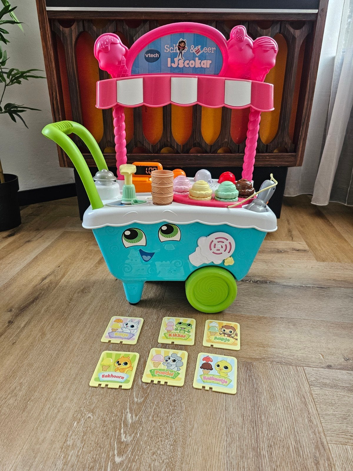 VTech Schep & Leer IJscokar -, Ophalen, Zo goed als nieuw, Ontdekken, Met geluid