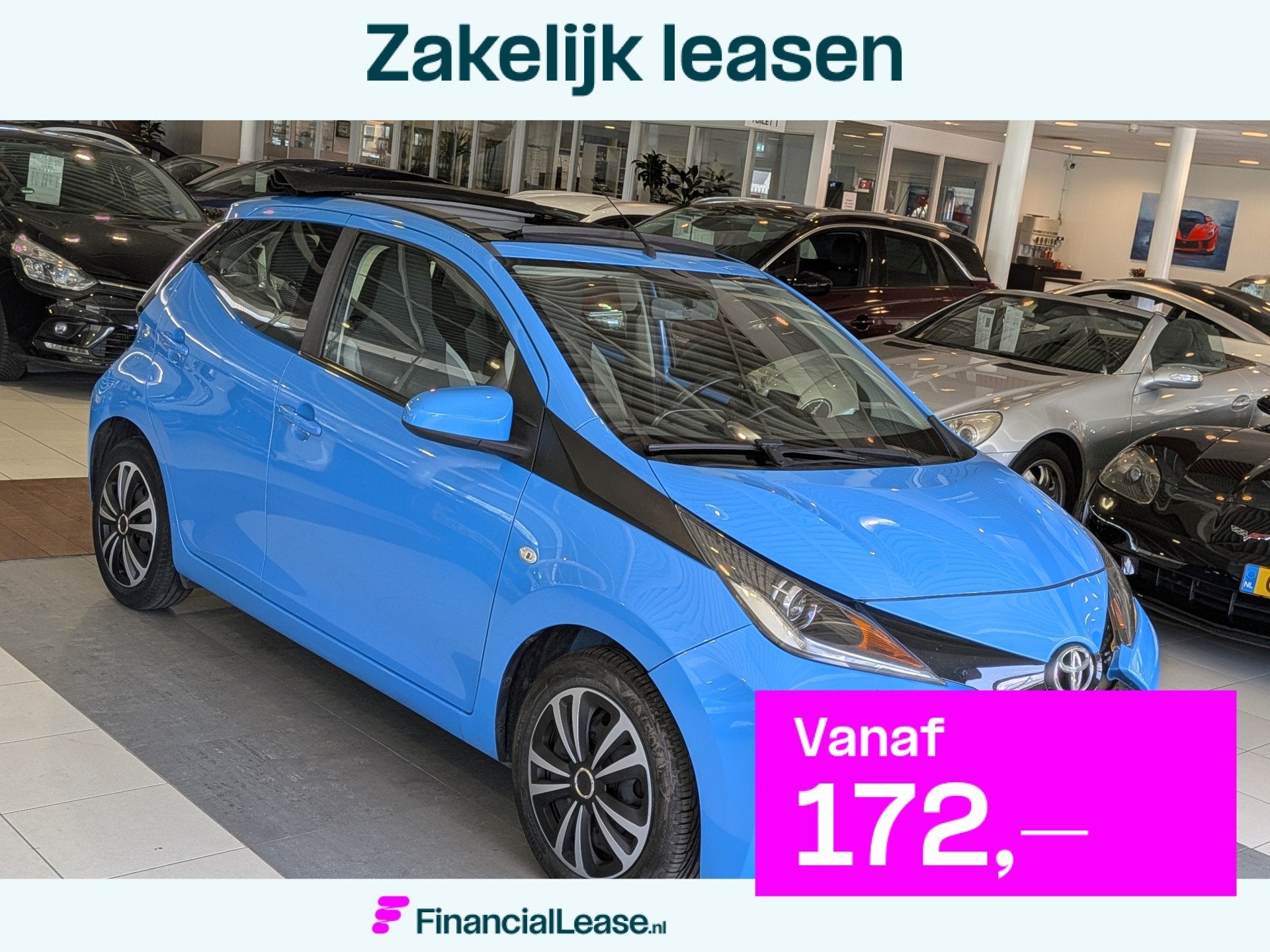 Toyota Aygo 1.0 VVT-i x-wave Airco, Stuurbekrachtiging, Voorwielaandrijving, Stof, Gebruikt, Euro 6