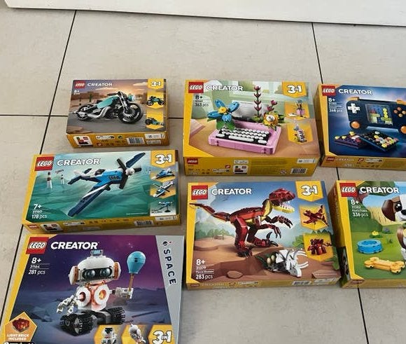 Lego Creator 3in1 6 sets - NIEUW, Lego, Nieuw, Ophalen of Verzenden, Compleet