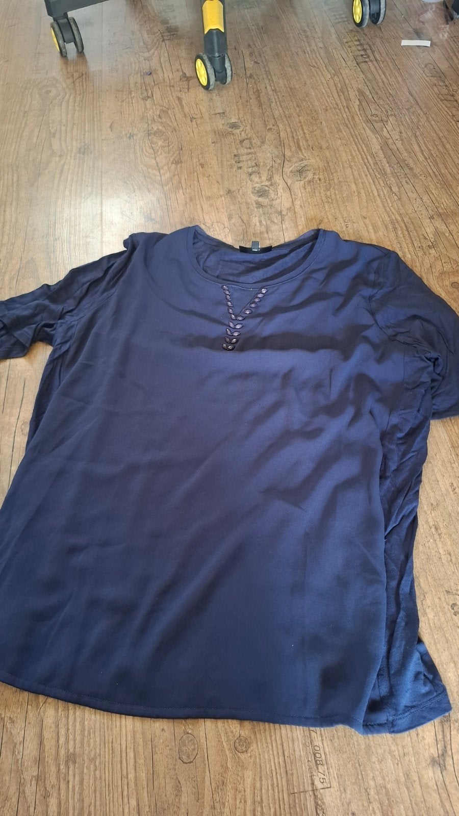 Donkerblauw T-shirt met lange mouwen van Witteveen, Blauw, Maat 42/44 (L), Ophalen of Verzenden, Witteveen