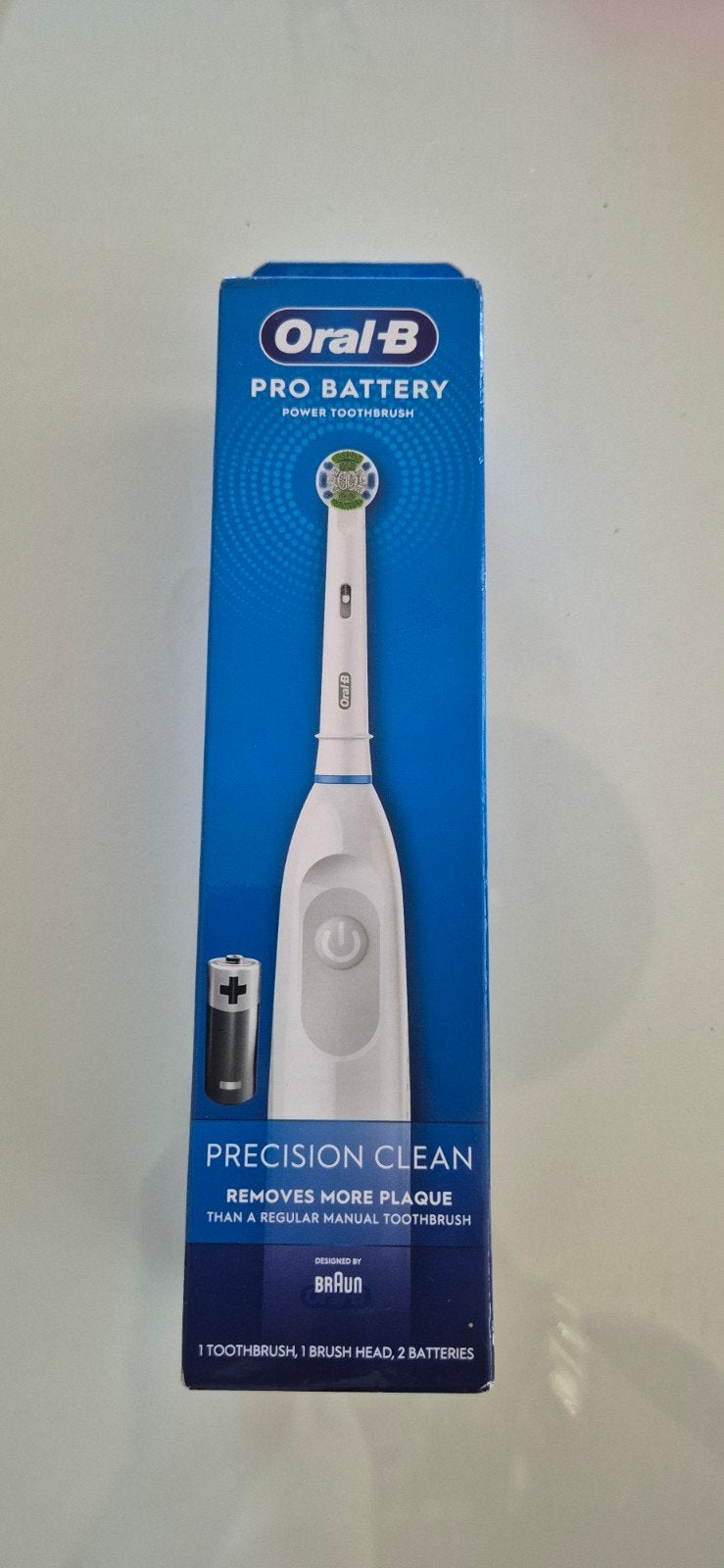 Oral-B Pro Battery Power Tandenborstel Precision Clean, Ophalen of Verzenden, Nieuw, Mondverzorging