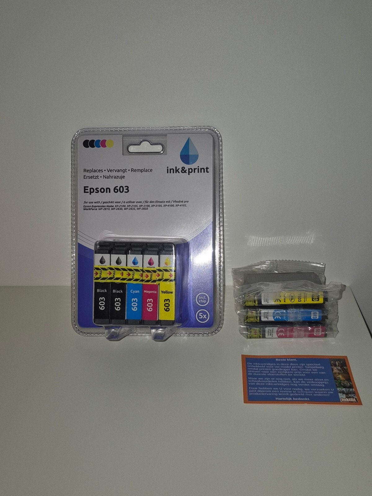 Epson 603(XL) Cartridges nieuw, Ophalen of Verzenden, Nieuw, Cartridge, Inkt & Print