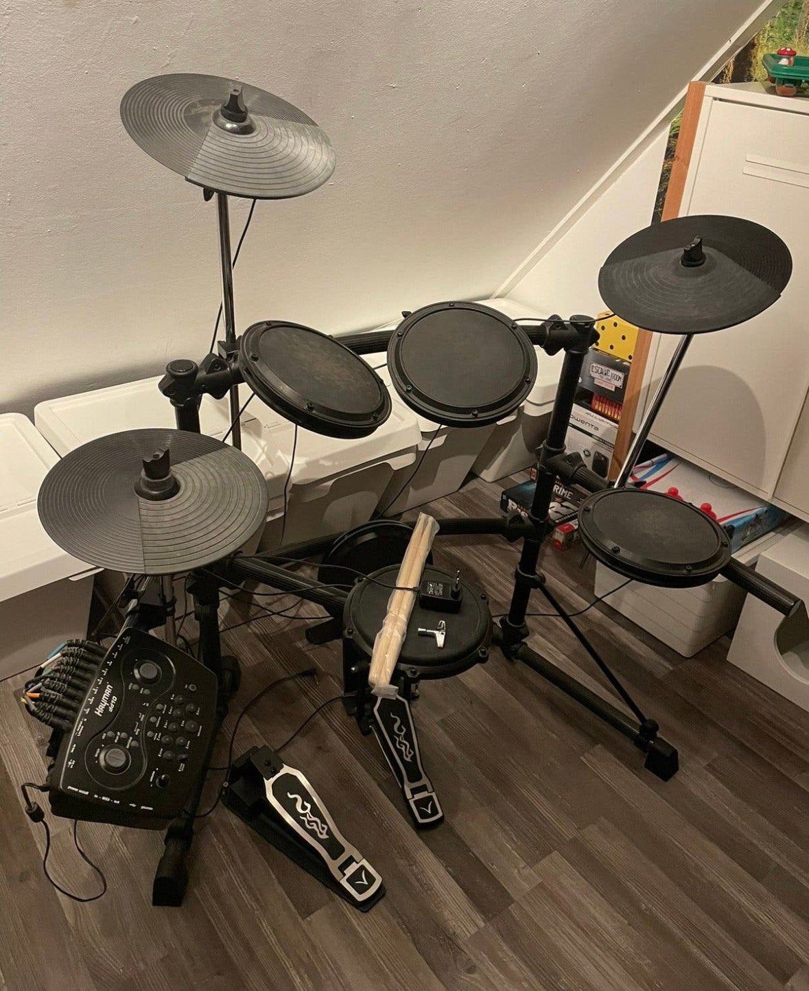 Hayman DD10 Elektronisch drumstel, Ophalen, Zo goed als nieuw, Trommel