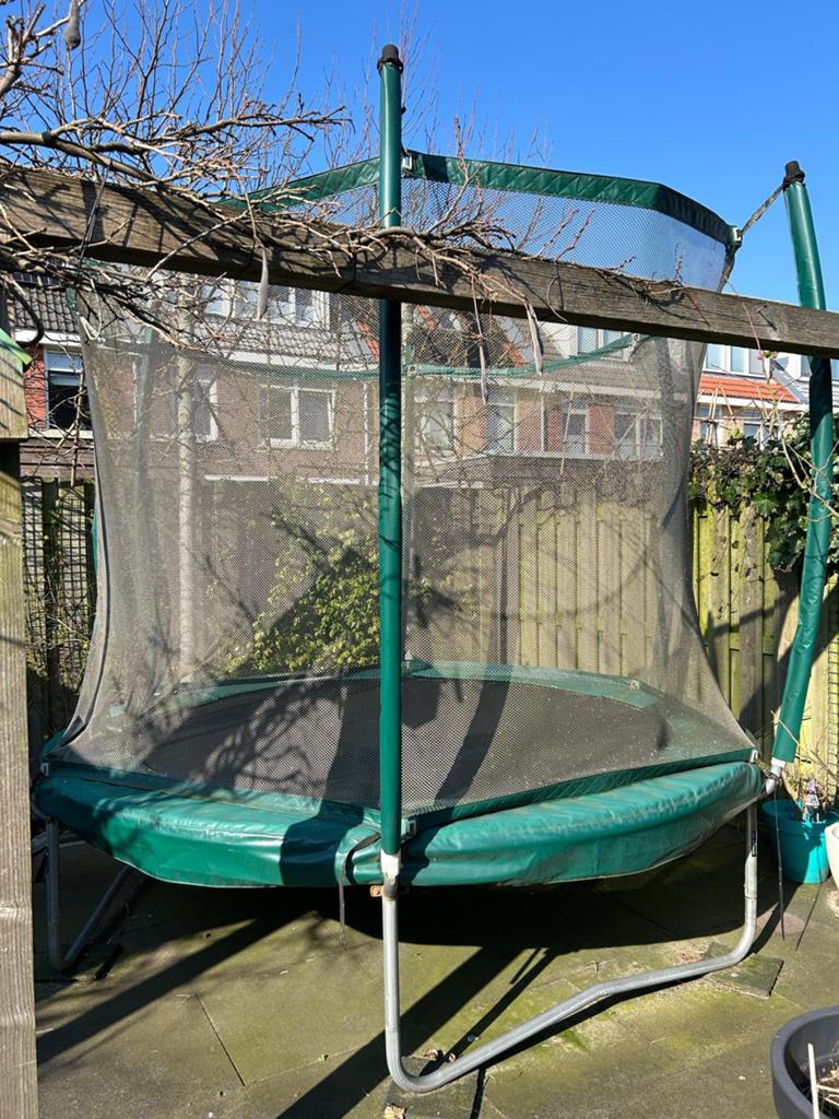 Avyna Trampoline 3M met extra sportveren, Kinderen en Baby's, Speelgoed | Buiten | Trampolines, Ophalen, Gebruikt