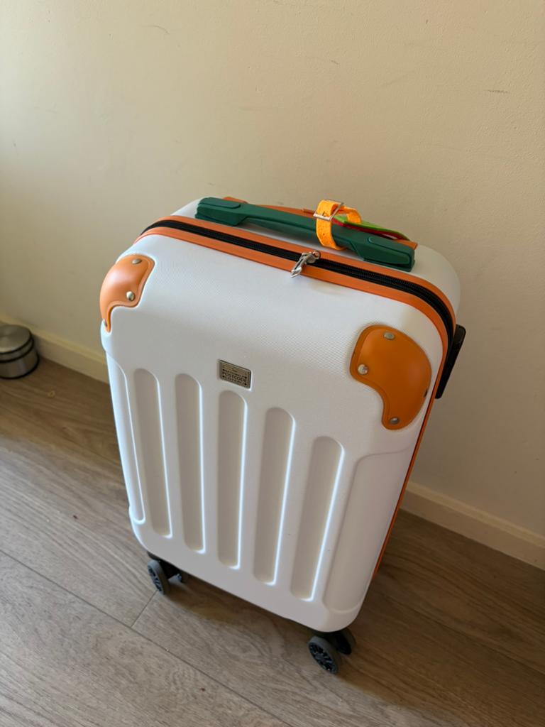 Postcodeloterij koffertje (nieuw), Ophalen, Hard kunststof, Minder dan 50 cm, Zo goed als nieuw