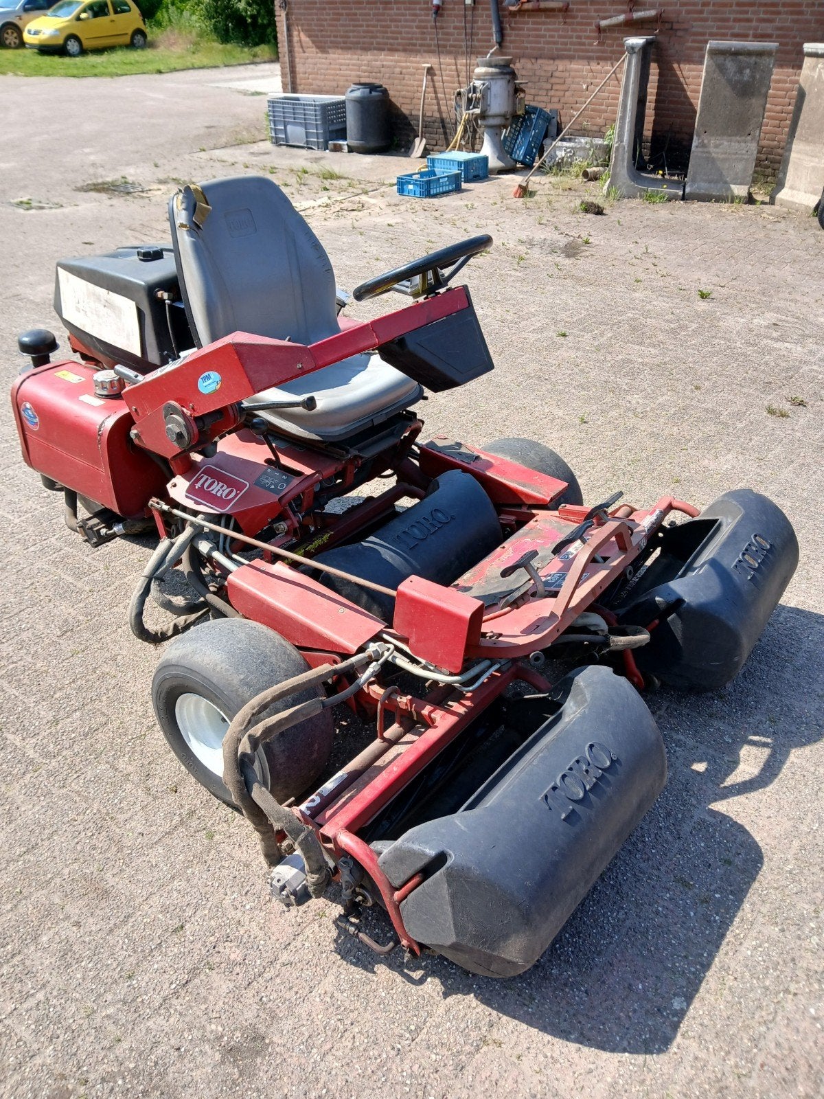 Zitmaaier toro, Tuin en Terras, Grasmaaiers, Ophalen of Verzenden, Zo goed als nieuw, 50 cm of meer