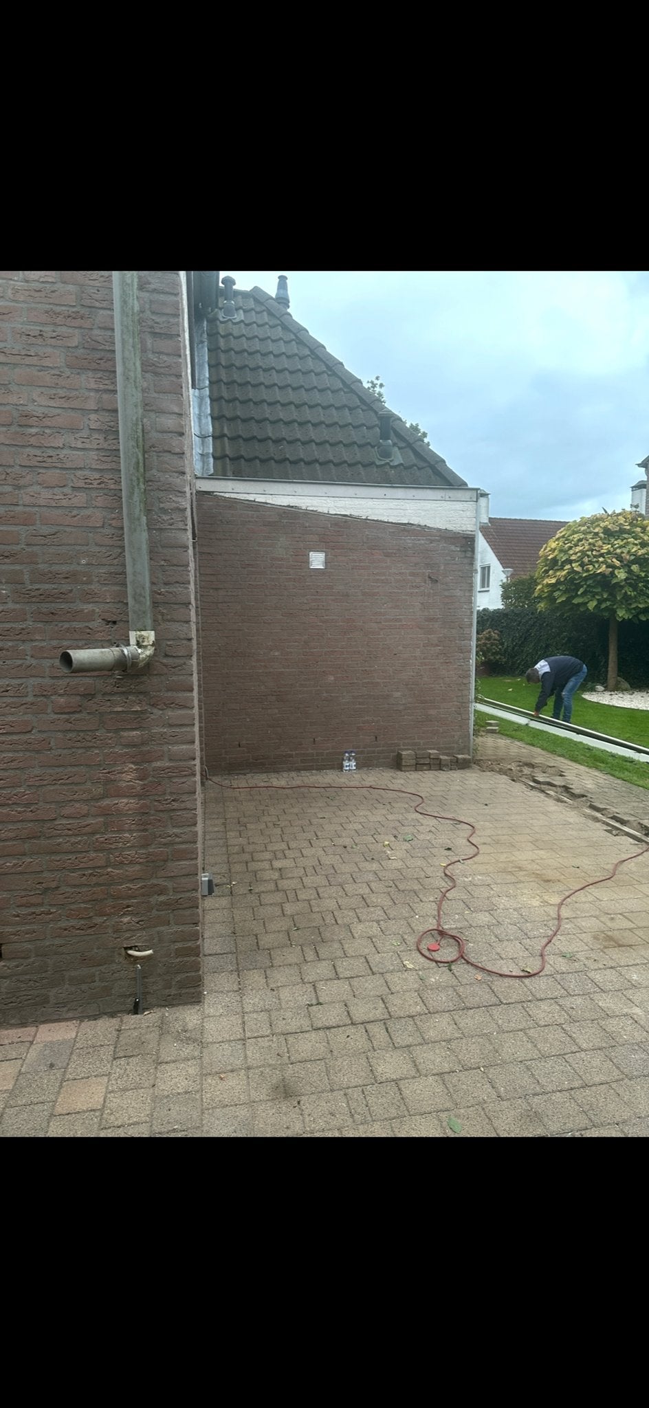 GRATIS tegels / stenen 30m2 ophalen te VUGHT, Ophalen, Gebruikt, Beton, Terrastegels