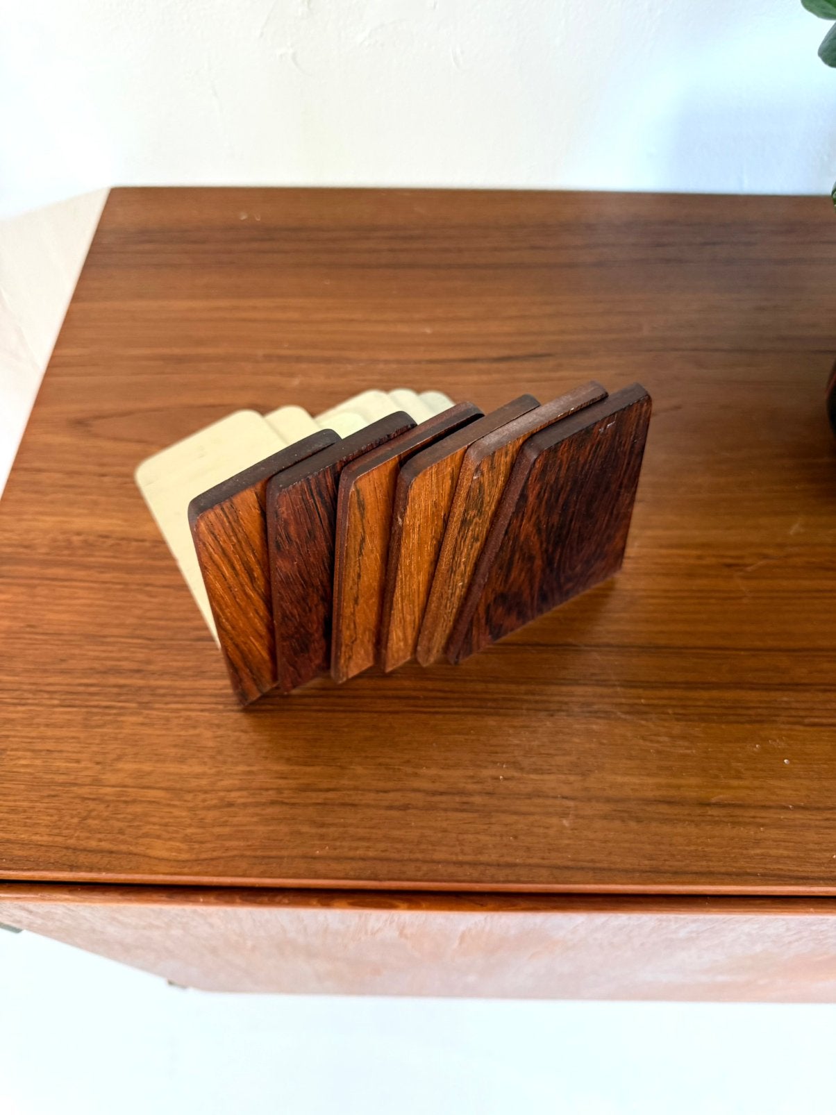 6x vintage Palissander boekensteun, Kai Kristiansen ‘60, Gebruikt, Kai Kristiansen, Kai Kristiansen, Ophalen of Verzenden
