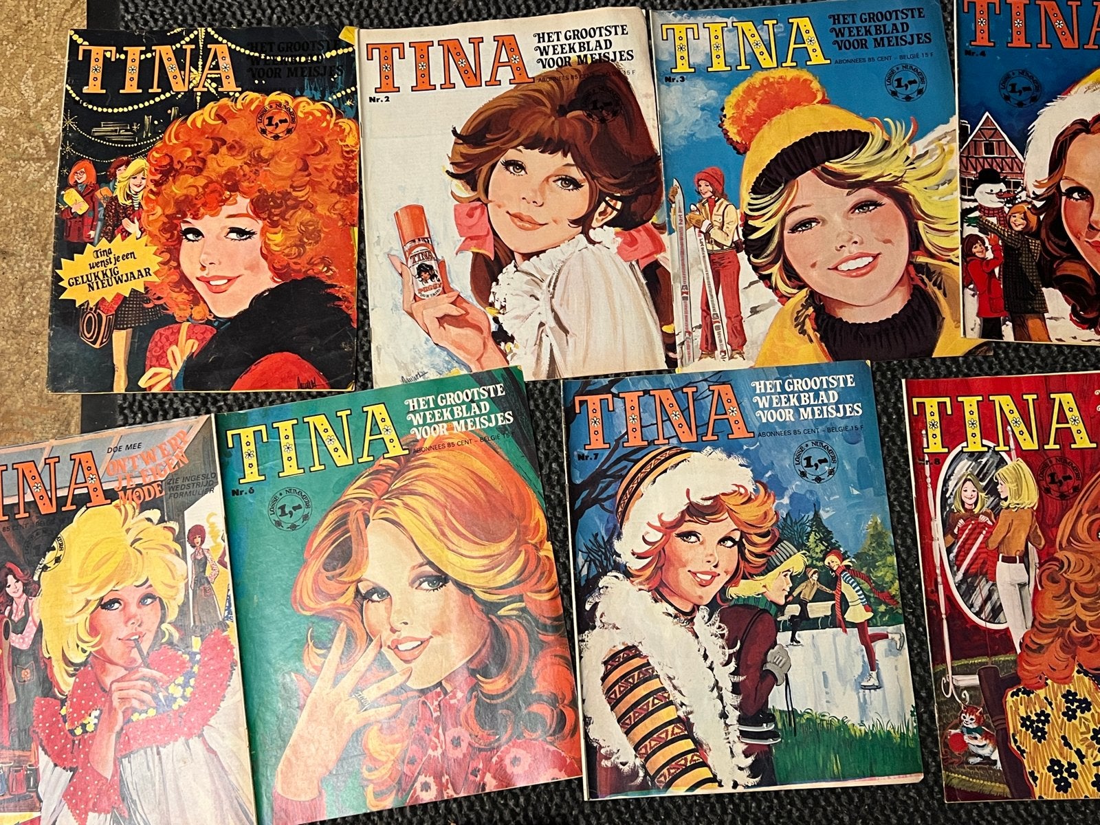 Tina tijdschrift complete jaargang 1975, Boeken, Ophalen of Verzenden, Gelezen, Damesbladen