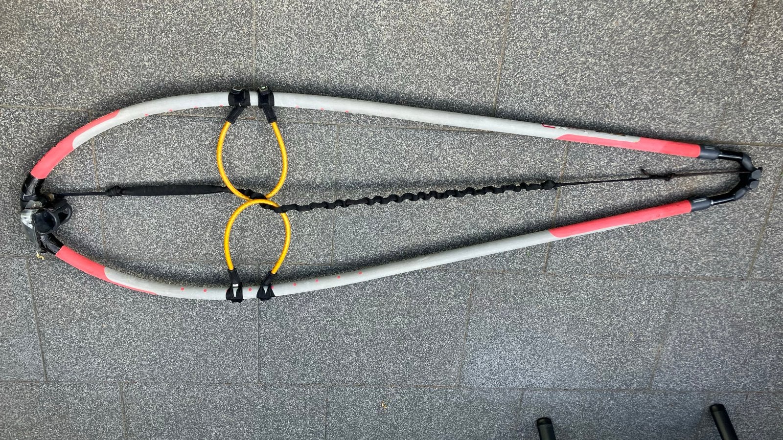 Neilpryde Giek X3 180-230 met ophaalkoord en trapezelijnen, Gebruikt, Met giek, Neilpryde, Ophalen