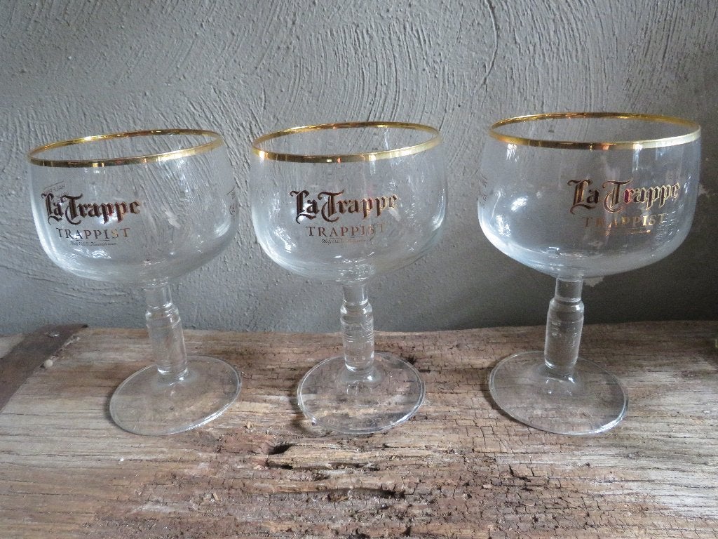 la trappe trappist glas, Verzamelen, Ophalen of Verzenden, Zo goed als nieuw, Glas of Glazen, La Trappe