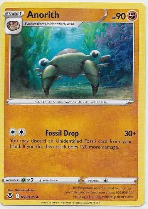 Silver Tempest,  Anorith [uncommon] 95/195, Verzenden, Nieuw, Losse kaart