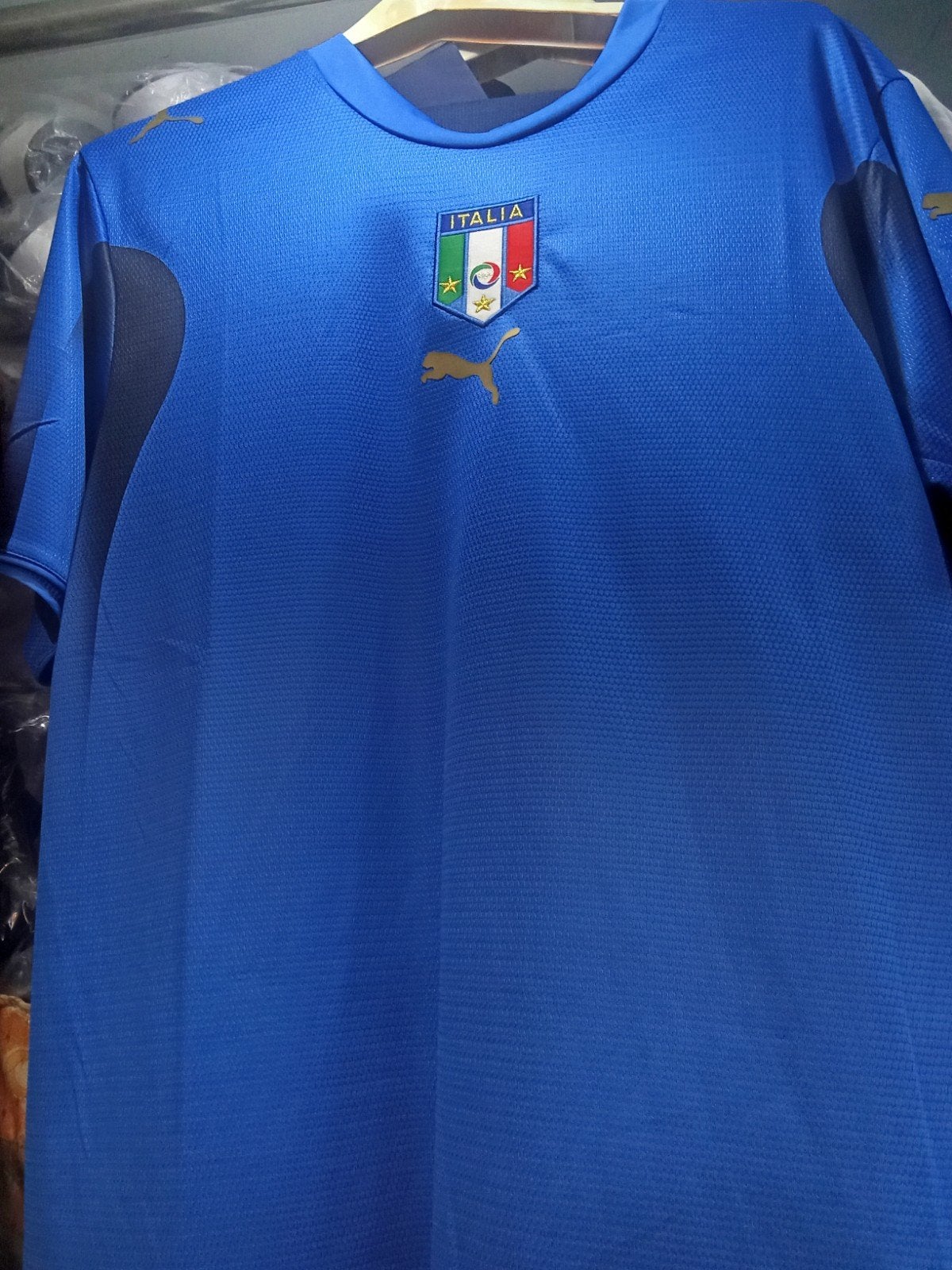 Italië retro shirt, Zwart, Nieuw, Overige maten, Ophalen of Verzenden
