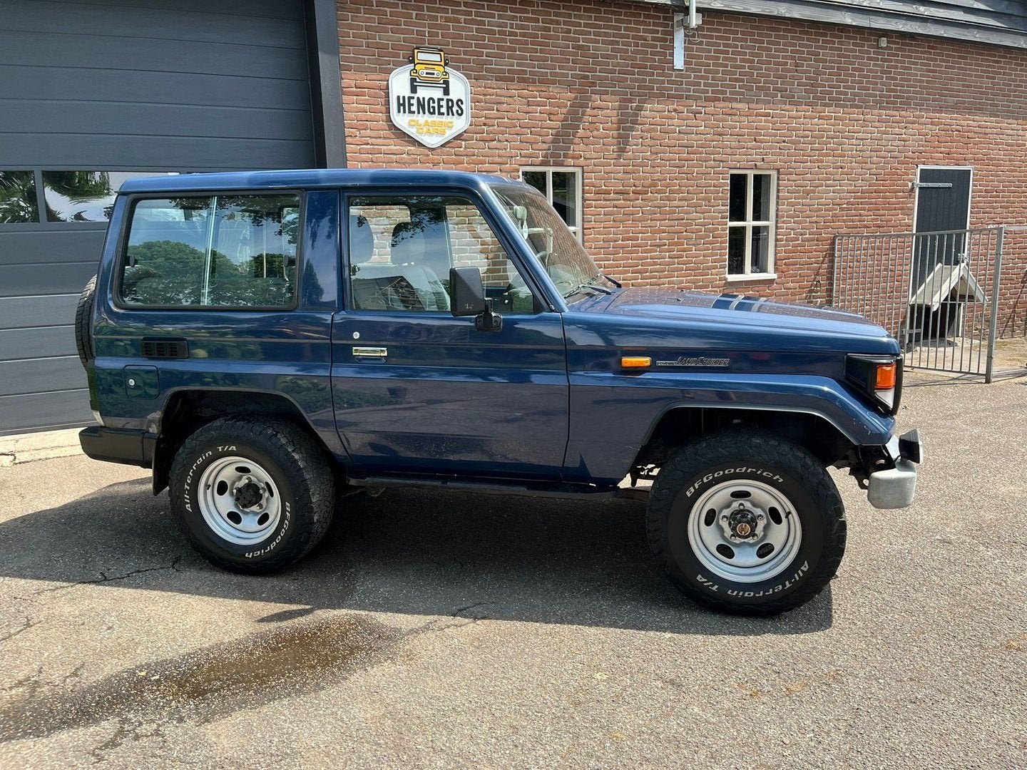 Toyota Land Cruiser HZJ71  Ex. BTW, Auto's, Toyota, Blauw, Bedrijf, SUV of Terreinwagen, Handgeschakeld