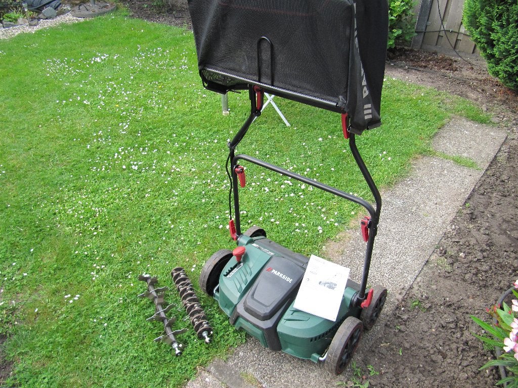 Parkside verticuteer machine, Ophalen, Zo goed als nieuw, Elektrisch
