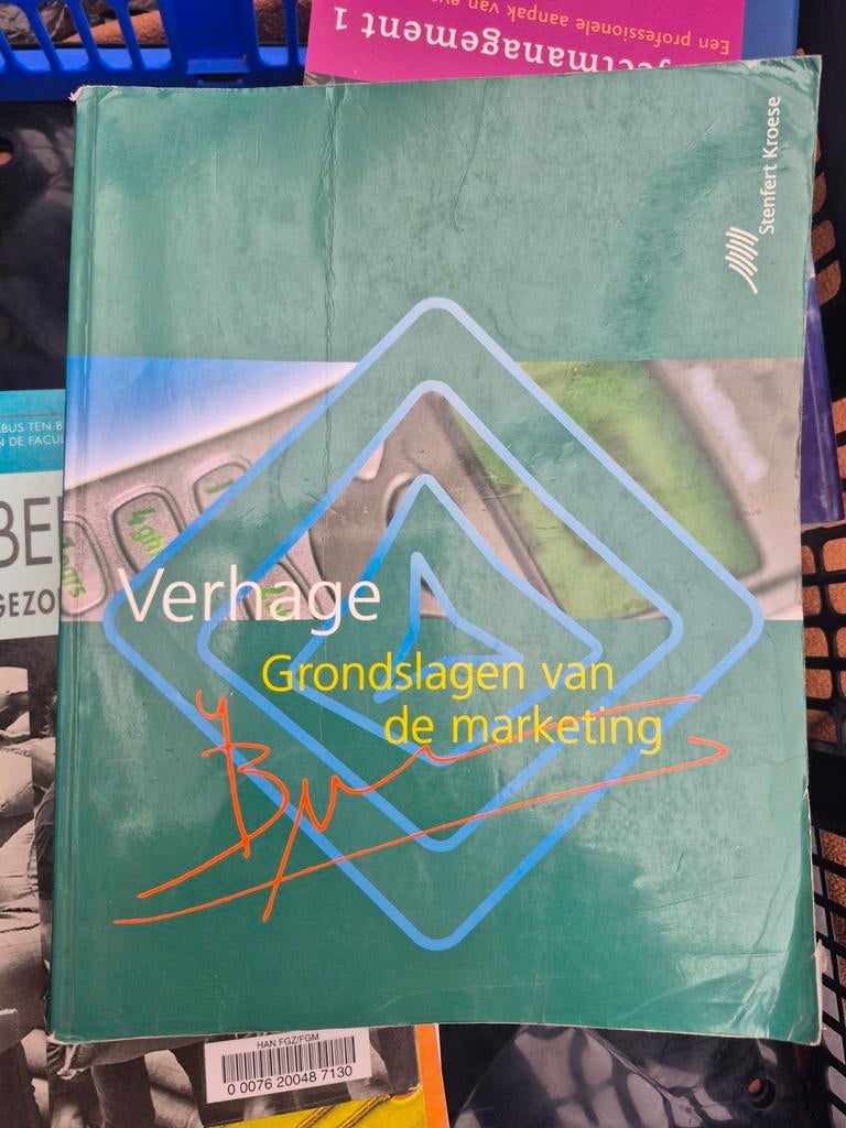 Verhage: Grondslagen van de marketing - Gebruikt, Ophalen of Verzenden, Gelezen, Economie en Marketing, Bronislaw Verhage