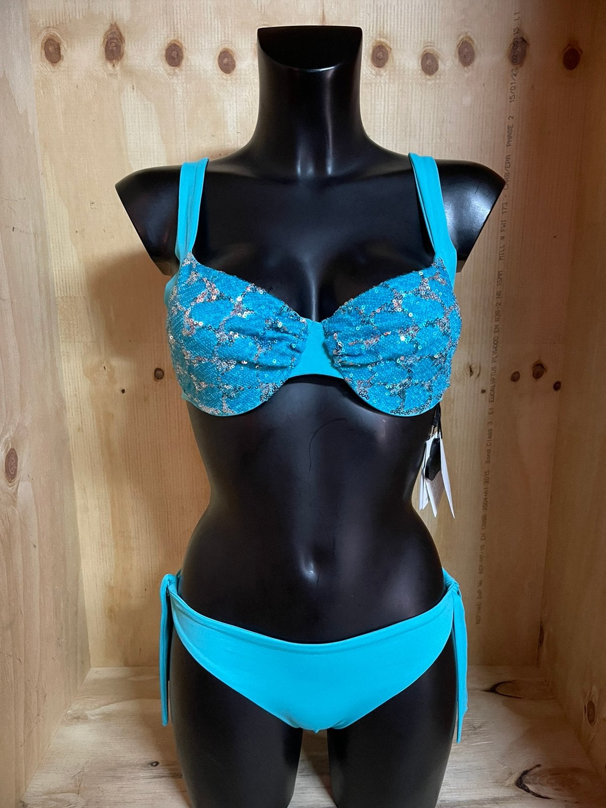 Twinset bikini 90b /44 - 90c /42 - 85c /44 - 80d /40, Verzenden, Nieuw, Blauw, Bikini
