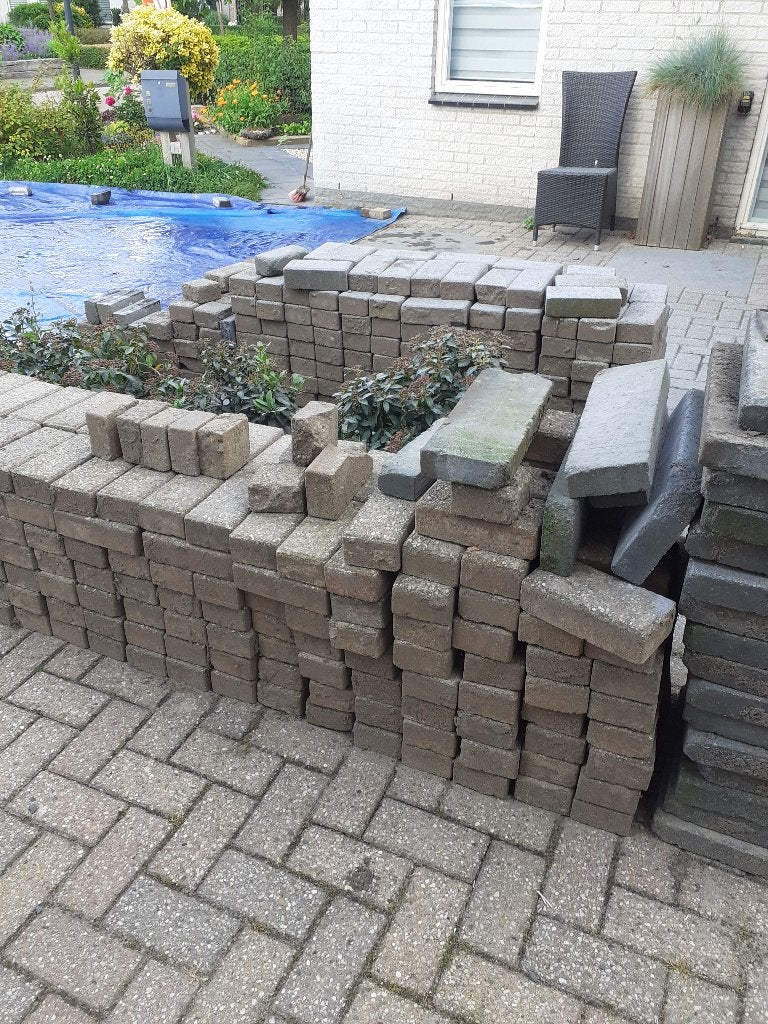 straatstenen, Gebruikt, Klinkers, Ophalen of Verzenden, 10 m² of meer