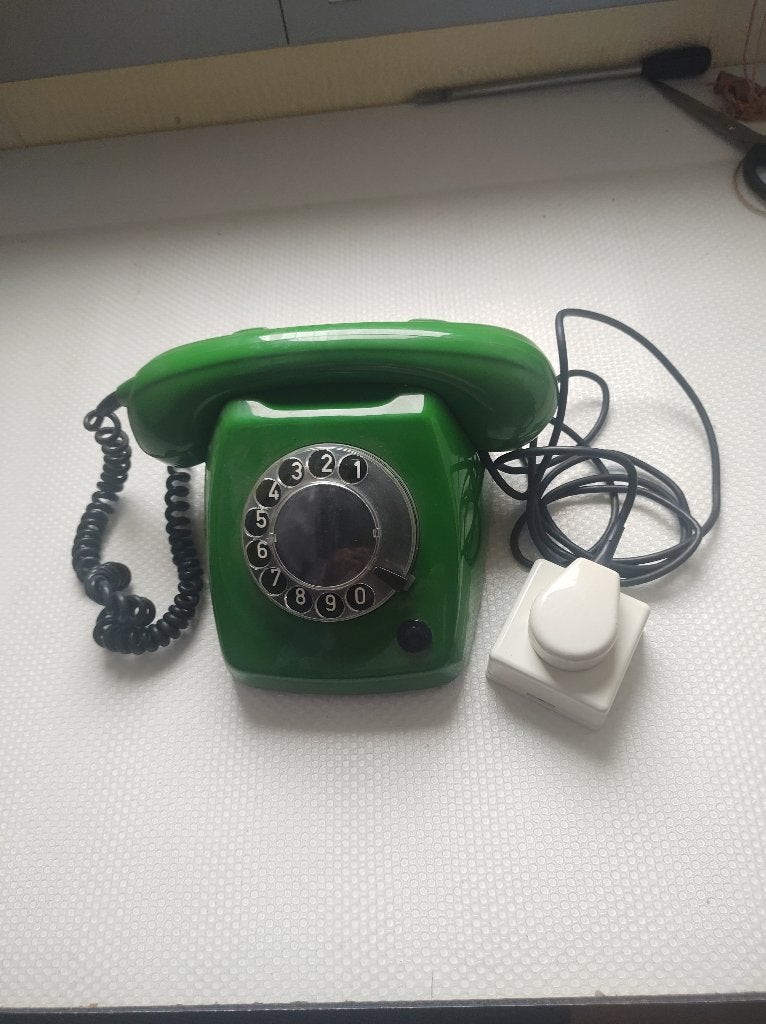 Vintage PTT T65 Smaragd 1975, Ophalen of Verzenden, Zo goed als nieuw, Met draaischijf