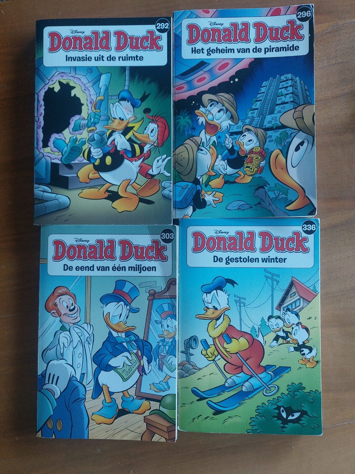 Donald Duck pockets - 4 stuks, Meerdere stripboeken, Ophalen of Verzenden, Gelezen, Walt Disney