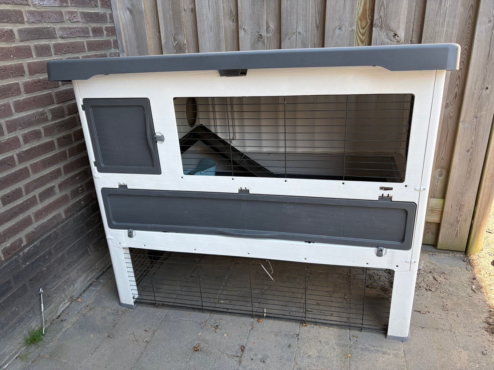 Ferplast konijnenhok, Dieren en Toebehoren, Ophalen, 110 cm of meer, Zo goed als nieuw, 90 cm of meer