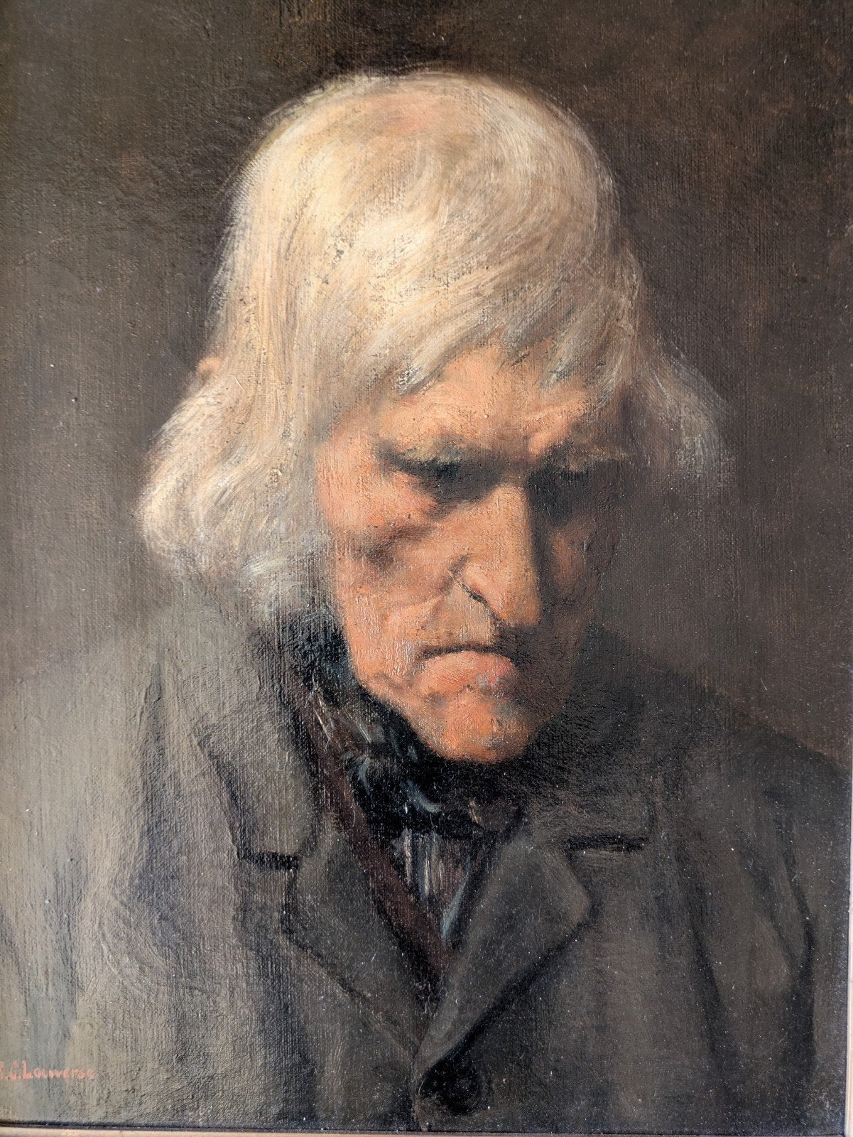 Schilderij van de bekende schilder H.C. Louwerse (1878-1946), Ophalen of Verzenden