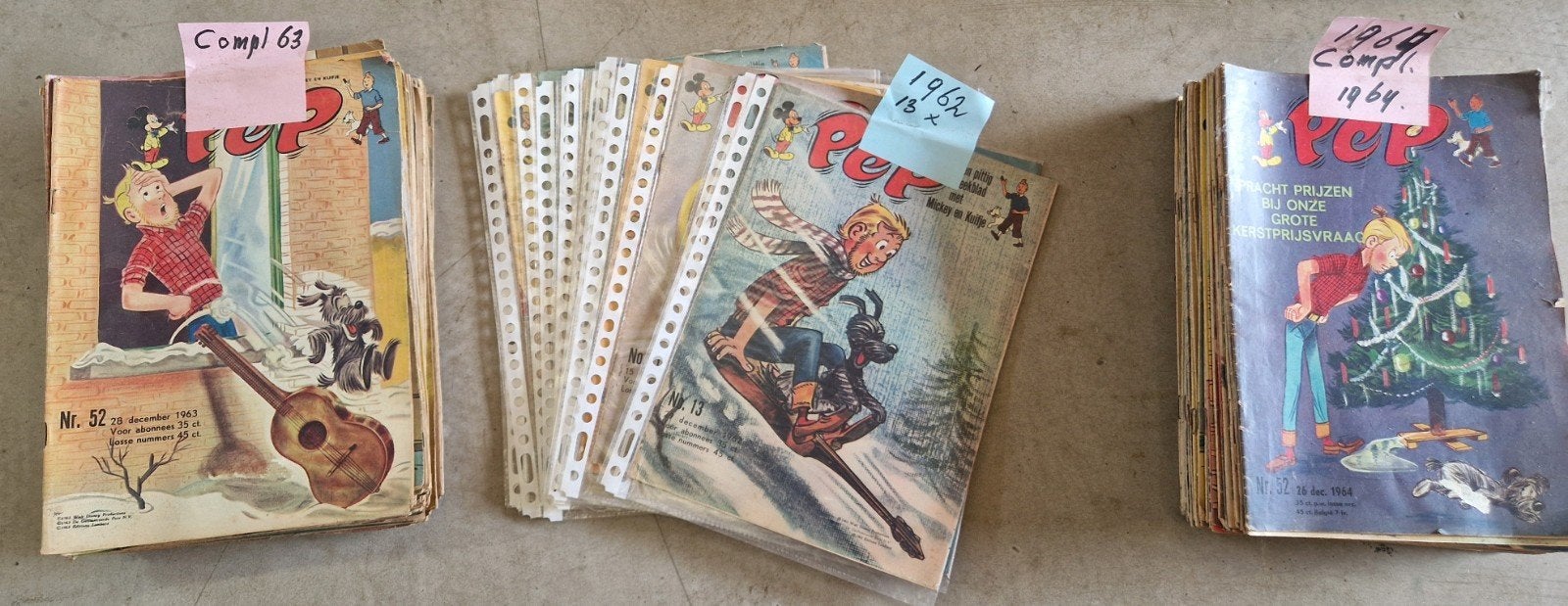 Pep weekbladen 1960's, Meerdere comics, Ophalen of Verzenden, Gelezen, Europa