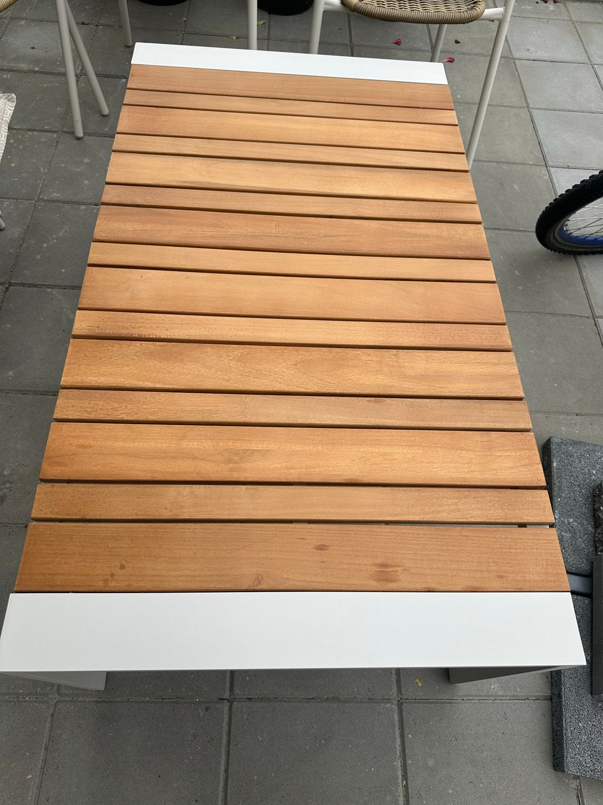 Lage tuintafel/ loungetafel toulon -zand, Ophalen, Zo goed als nieuw, Rechthoekig, Hout
