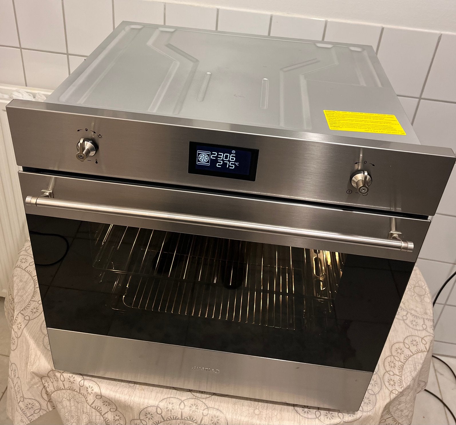 Smeg inbouwoven in goede staat, Witgoed en Apparatuur, Ophalen, Oven, Hete lucht, Zo goed als nieuw