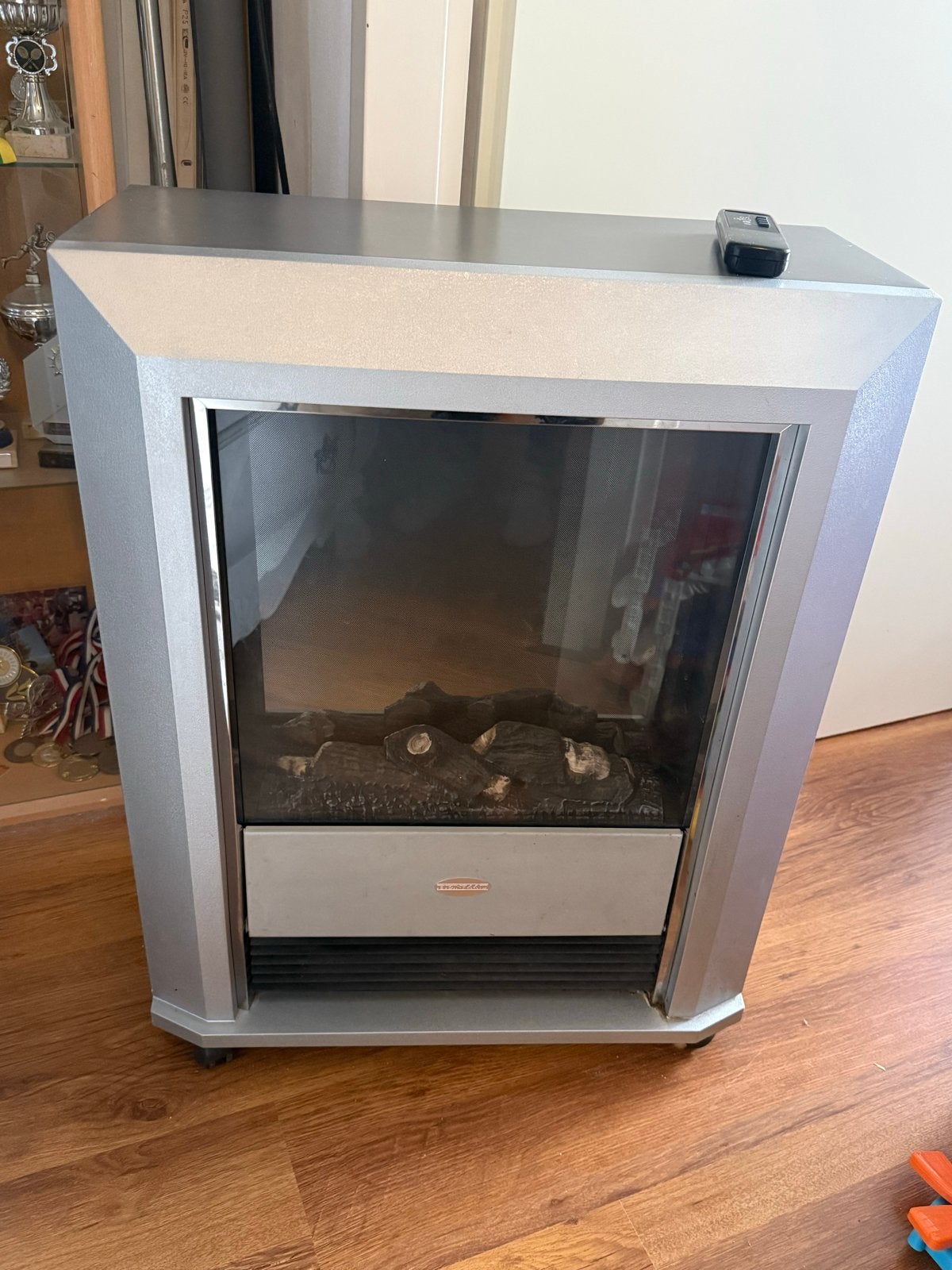 Benraad elektrische sfeerhaard met verwarming, Ophalen, Gebruikt, Vrijstaande haard, Elektrische haard