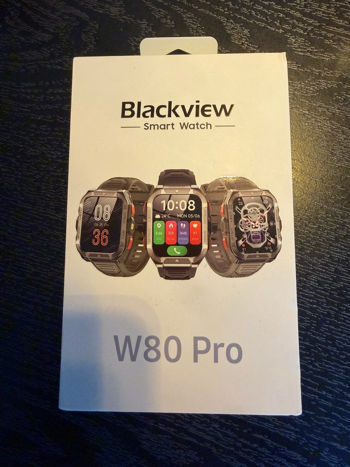 Blackview W80 Pro Smartwatch - Nieuw in doos, Hartslag, Zwart, Nieuw, Ophalen of Verzenden
