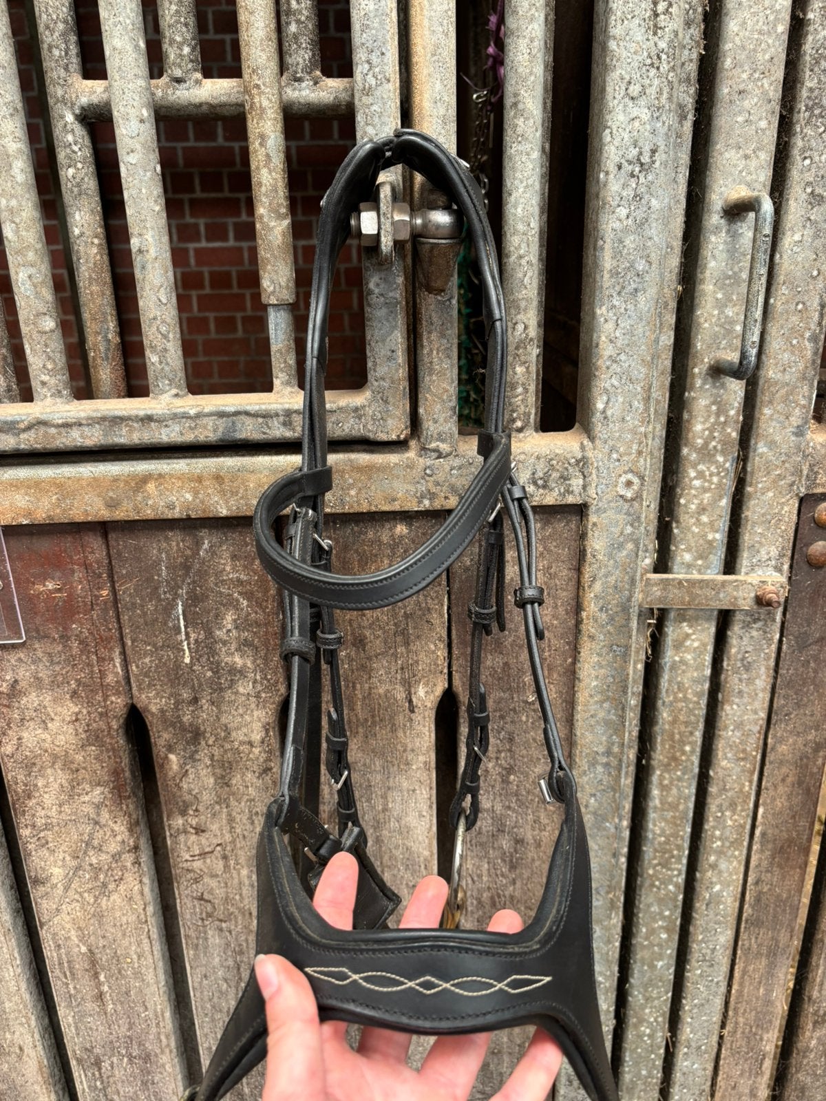 Hoofdstel maat full te koop!, Dieren en Toebehoren, Ophalen, Recreatie, Zwart, Anatomisch gevormd