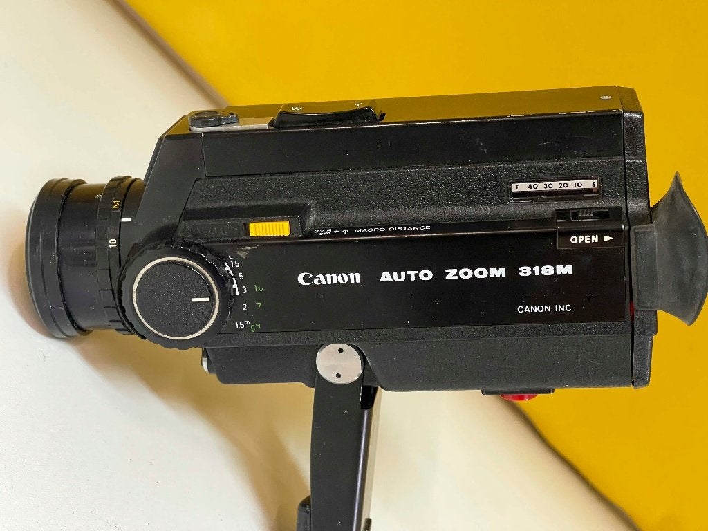 Canon Auto Zoom 318M Super 8-filmcamera uit 1972, 8mm, Canon, N, N