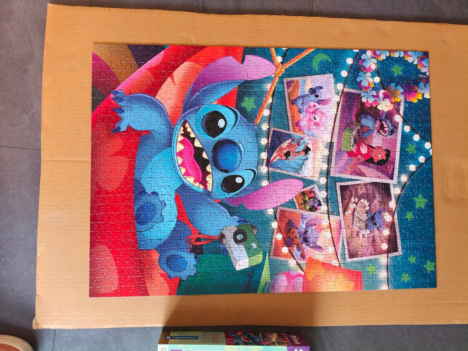 puzzel stitch clementoni 1000 stukjes, Hobby en Vrije tijd, Denksport en Puzzels, Ophalen of Verzenden, 500 t/m 1500 stukjes, Zo goed als nieuw