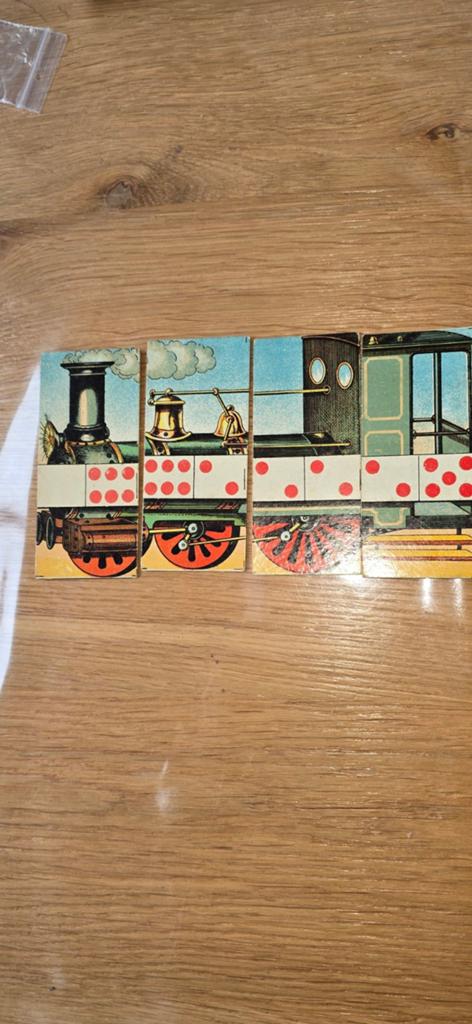 Vintage Domino Trein Puzzel, Ophalen of Verzenden