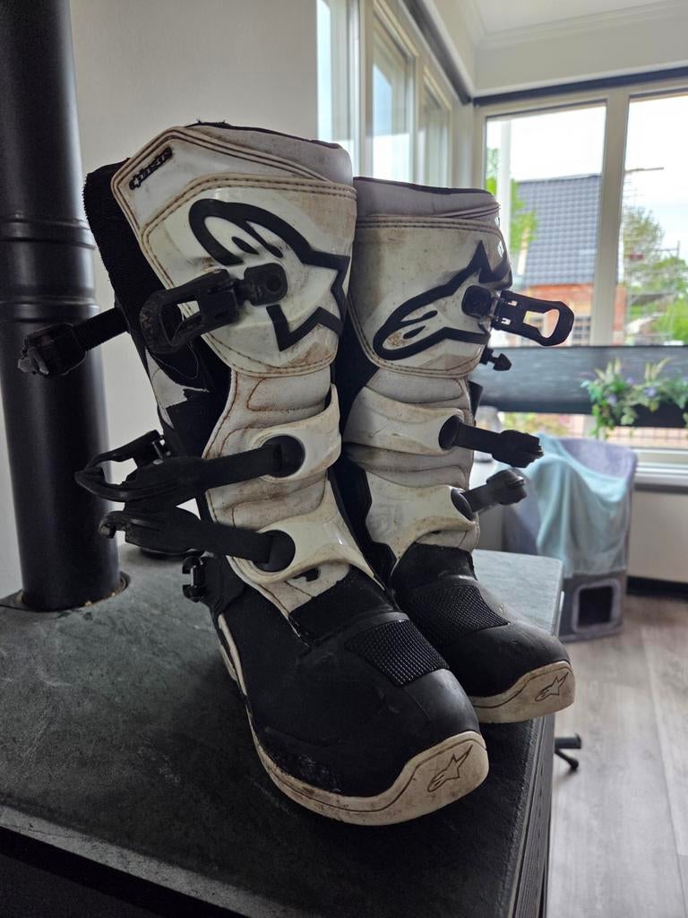 Alpinestars Cross Motorlaarzen - Wit/Zwart, Kinderen, Ophalen of Verzenden, Alpinestars, Laarzen